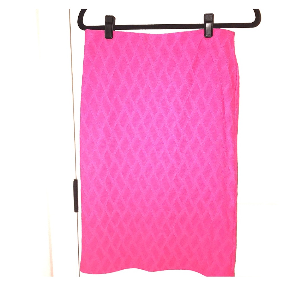 Pink Pencil Skirt